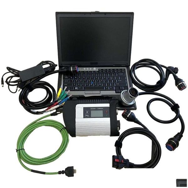 Ferramentas de diagnóstico Laptop para D-Ell D630 com SSD V2023.12 Soft-Ware Mb Star Tool Sd Connect C5 Suporte Wifi Scanner 2 anos de garantia Dr Otywa