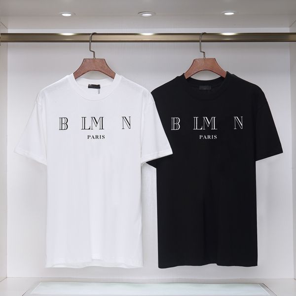 Mens designer banda t camisetas de moda preta branca de manga curta Padrão de camiseta Tamanho XS-4xl#88