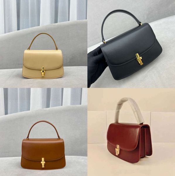 The row sofia bezerro alça superior bolsa moda luxo designer bolsas preto marrom bolsa estilo estrangeiro bolsas saco mainstream gkqn3666