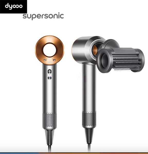 Luxuriöser Haartrockner, professioneller Salon-Blaskamm, kompletter Styler, stehend, Super-Ionen-Haarpflege, hohe Qualität, Dyooo Super Sonic Hair Nickel-Kupfer DH15