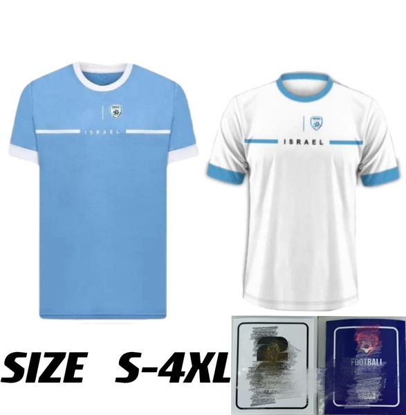 2023 2024 Israel Futebol Jerseys SOLOMON ZAHAVI GLOUKH KHALAILI REVIVO SAFURI BARIBO PERETZ 23 24 camisa de futebol da equipe nacional Preço mais baixo do mundo S-4XL