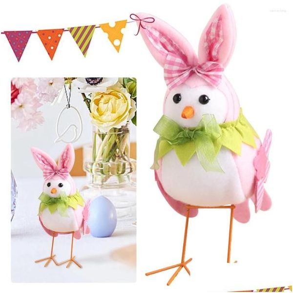 Party Dekoration Ostern Ohr Vogel Ornament Weiche Niedliche Tiere Spielzeug Kreative Stehende Vögel Dekor Geschenke Für Jungen Mädchen Drop Lieferung nach Hause Ot67Q