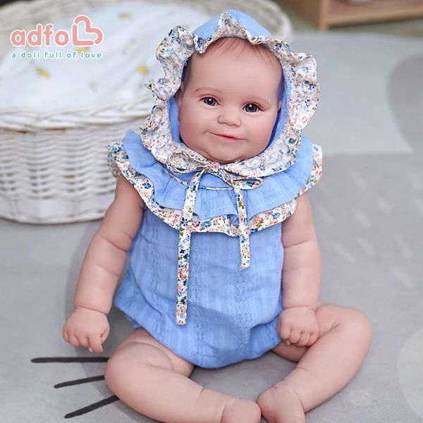 ADFO Bebe Reborn 20 pollici 50 cm 60 cm Maddie Doll bambino Neonati Giocattolo Realistico Alive Bambole nate realistiche Real 240304