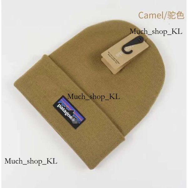 Patagonias gorro nova moda de malha carta boné popular quente estiramento personalidade estilo rua casal headwear gorros 274