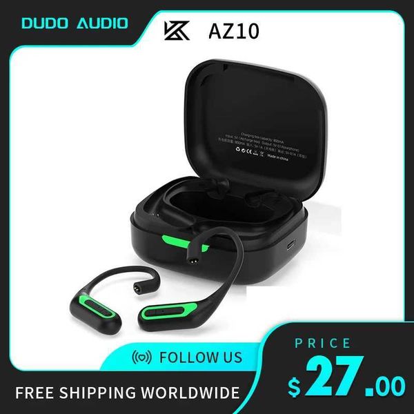 Handy-Kopfhörer KZ AZ10 Bluetooth-Modul Drahtlose Ohrbügel-Kopfhörer Bluetooth 5.2 HiFi-Kopfhörer Sportspiel Noice Cancel-Kopfhörer Q240321