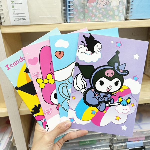Cute Pet Anime Kuromi Melody Jade Gui Dog Notebook Studente Cartoon Long Ear Coniglio Compiti a casa Notebook Lotto