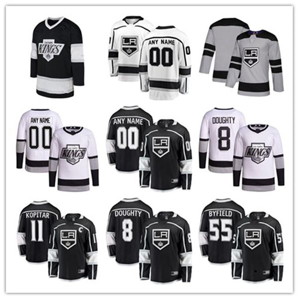 Los Angeles Custom Kings Hóquei Jerseys 3 Matt Roy 44 Mikey Anderson 91 Carl Grundstrom 81 Angus Booth 5 Andreas Englund 34 Arthur Kaliyev 9 Adrian Kempe