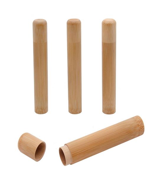 Tubos de madeira de bambu doob 160mm, jarra de armazenamento de cigarro, cones à prova d'água, hermético, à prova de cheiro, porta-odor, cones de armazenamento de cigarro 5960445