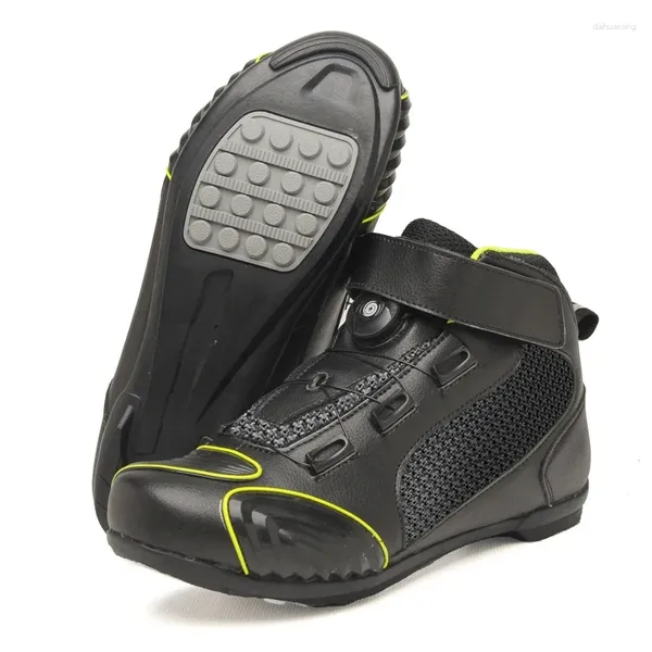 Scarpe da ciclismo Uomo Motocicletta Motocicletta Equitazione Stivali da corsa Fuoristrada Donna Bicicletta piatta Motociclista