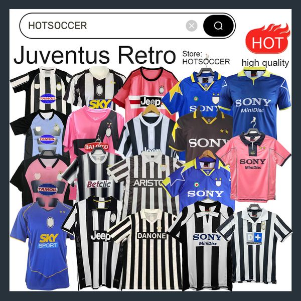 Juventus Retro DEL PIERO Conte maglie da calcio Buffon PIRLO INZAGHI 84 85 94 95 96 97 98 99 02 03 04 05 11 12 15 16 ZIDANE Antica maglia DAVIDS Conte maglie hotsoccer