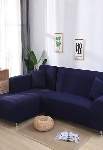 Copridivano per divano a due posti con divano elastico in colore grigio per poltrona da soggiorno componibile7423214