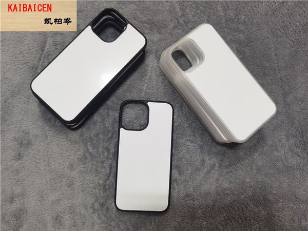 Para Max 15 Case 14 Cell Mini 12 11 Pro XS Iphone XR 8 6 S20 2D Phone Cases 13 Borracha PC Sublimação TPU Macio Em Branco Samsung Plus Ult WGQBR