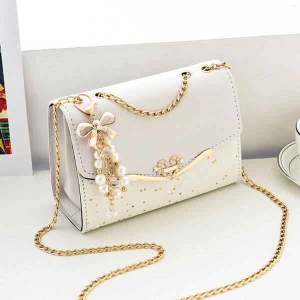 Schulter Taschen Frauen Diamanten Strass Handtasche PU Leder Flap Bag Weibliche Große Kapazität Casual Crossobdy Kupplung Mode