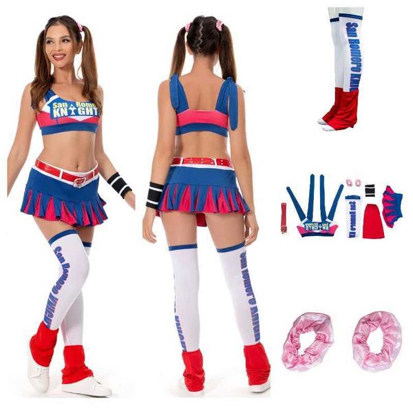 Cosplay anime Costumi Lollipop Catene Juliet Starling Cosplay Ladies Abete cheerleader Suit da sci Halloween Party Setc24321