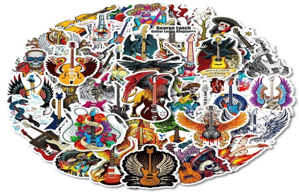 50 pçs skate adesivos instrumentos de rock para carro bebê scrapbooking lápis caso diário telefone portátil planejador decoração livro álbum 6019240