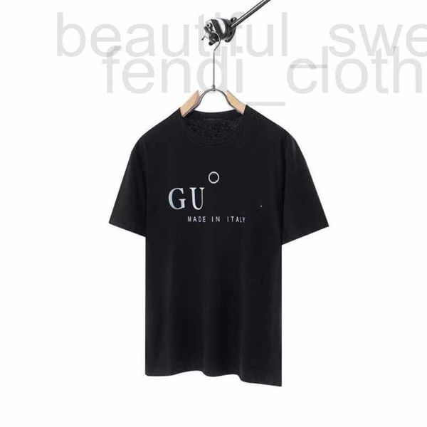 Мужские футболки дизайнерские дизайнерские футболки 20 Летняя черная футболка и женская одежда Спорт Фитнес Полиэстер Спандекс Дышащий повседневный топ с круглым воротником 7X9X TUT2