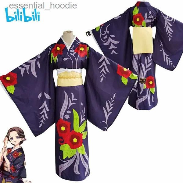 cosplay anime kostümleri bilim anime iblis kimono no Yaiba role yapma role yapma to tamayo üniforma kimono cadılar bayramı karnaval costumesc24321