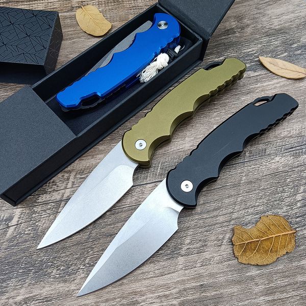 Coltello tattico militare da campeggio esterno Edc con lama in alluminio D2 Coltello da tasca pieghevole robusto multiutensile T501 Coltello automatico