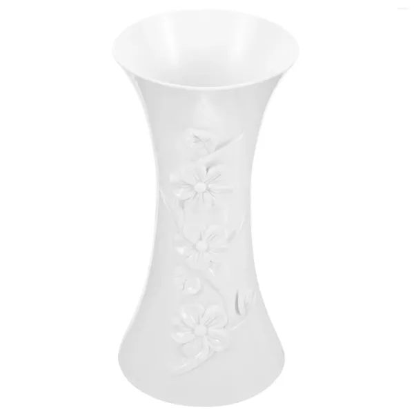 Vasos ornamentos nórdico plástico ameixa vaso decorações de casamento flor para peças centrais