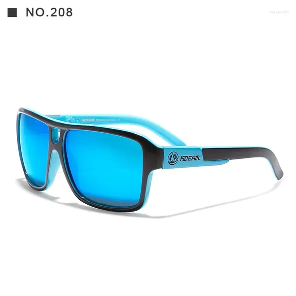 Солнцезащитные очки 2024 KDEAM Мужские поляризационные зеркала Спортивные очки для вождения на открытом воздухе Оттенки для женщин Дизайнерские оптовые мужские