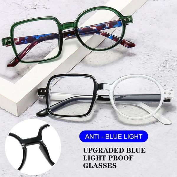 Sonnenbrille Vintage Übergroße Vision Care Brille Optische Brille Brillengestell Quadratisch