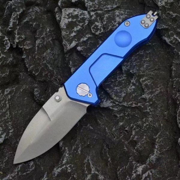 Alta qualità H3882 Coltelli pieghevoli tattici ER di alta qualità D2 Stone Wash Blade Maniglia in alluminio aeronautico Coltelli tascabili esterni EDC con confezione in scatola di carta