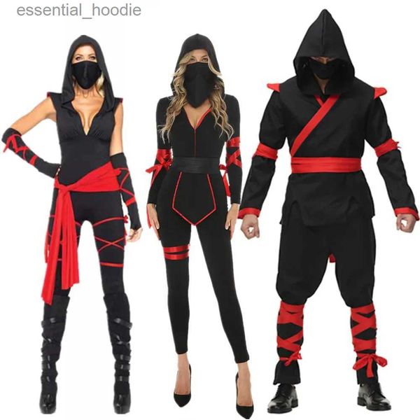 Cosplay Anime Kostüme Halloween ist da Frauen Männer Ninja Overalls Erwachsene Sets Japanische Anime Krieger Karneval Partys Fantasy Held UniformenC24321