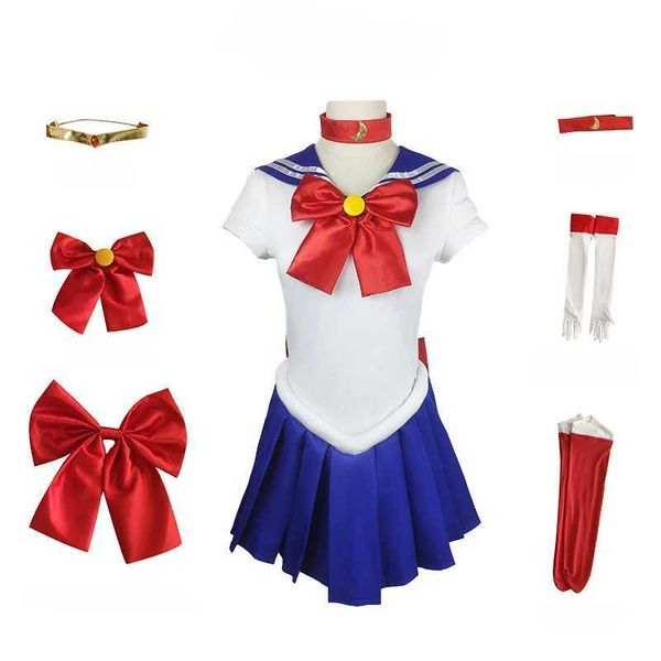 Cosplay Anime Costumes Halloween is here Sailor Moon Fe vestido adultos jogos infantis meninas adereços carnaval vestir partyC24321