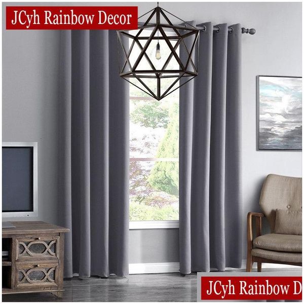 Curtain Jrd Moderne Verdunkelungsvorhänge für Wohnzimmer, Fenster, Schlafzimmer, Stoffe, fertige fertige Vorhänge, Jalousien, Tend 230619 Drop Deliv Dh0Xf