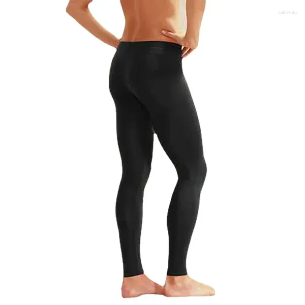 Damen Bademode SBART-Yogahose für Männer Rash Guard Hose Schwarze Leggings Enges Tauchen Gym Fitness Plus Size