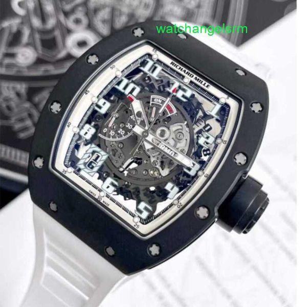 RM Watch Business Kalender Armbanduhr Rm030 automatische mechanische Uhr Rm030 Japan Limited Edition schwarze Keramik Mode Freizeit Business