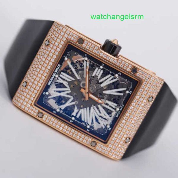 RM Watch Swiss Watch Tactical Watch RM016 Rose Gold Diamd