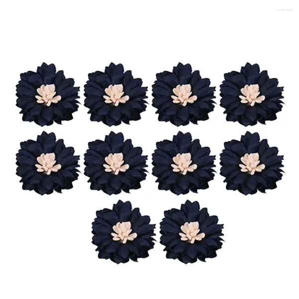 Fiori decorativi Fiore simulato Accessori per capelli artificiali Decorazione fatta a mano per soggiorno Testa in plastica