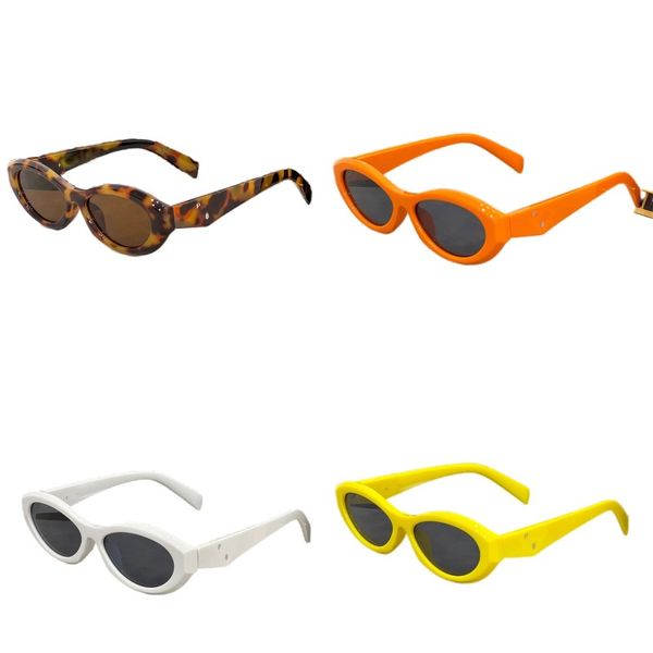 Occhiali da sole firmati casual da donna ellissi completi montatura per occhiali parasole estivo sportivo occhiali da sole donna trendy ga0108 B4