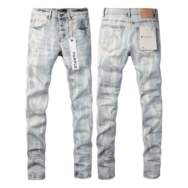 Lila Bxxxd Jeans Sales American High Street Slim Fit Tie Dye Wash Personalisiert
