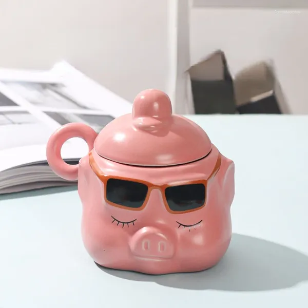 Tassen Kreative Keramik Schwein Tasse Ins High Beauty Tasse Dummes Niedliches Wasser Geburtstagsgeschenk Seltsames Familienfrühstück