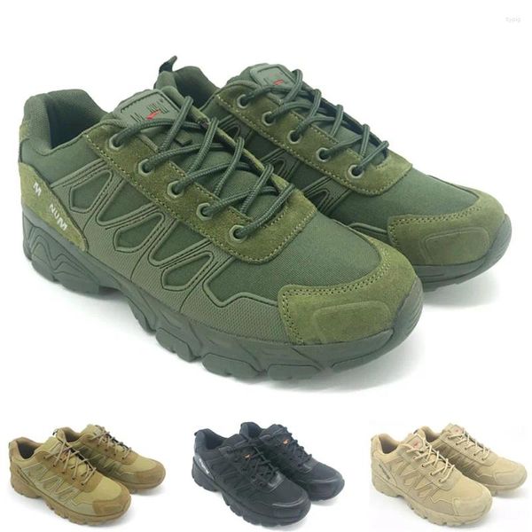 Fitnessschuhe TaoBo 2024 Ultraleichte Herren-Wanderstiefel Low Cut Green Military Desert Taktischer Kampf Bergsteigen Schnür-Sneakers