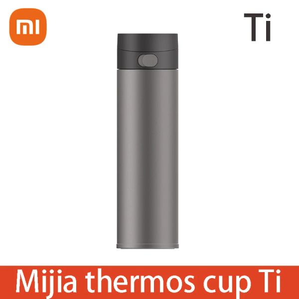 Контроль XIAOMI Mijia Thermos Cup Ti TA1 Материал из чистого титана 6 часов сохраняет тепло Медицинский материал Без вредных тяжелых металлов Здоровый напиток