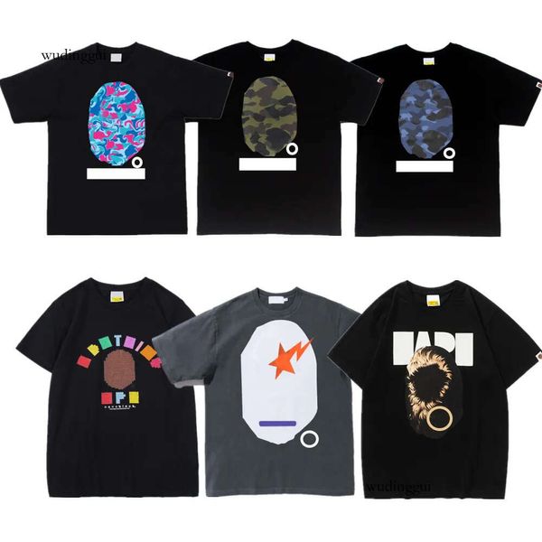 Bapestar Camouflage T-Shirts Bapessa Sommer Crew Neck Tees Designer Streetwear Asian Plus Sizel Black T-Shirts für Männer Designer Shirt Plus Size 186