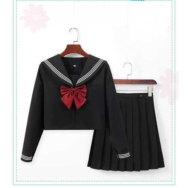 Cosplay -Anime -Kostüme Neue Student Uniformen der japanischen Klasse Marine Sailor School Uniformen für Teenager Girlsc24321