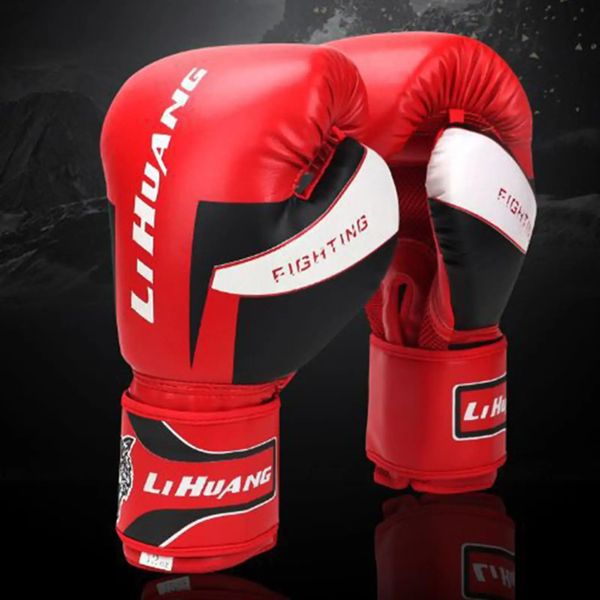 Kick boxe luvas para homens mulheres pu karate muay thai guantes de boxeo luta livre mma sanda treinamento adultos crianças equipamentos 240318