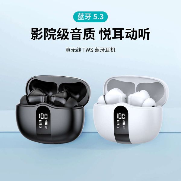 Pinmi S56 Novos fones de ouvido esportivos sem fio Bluetooth TWS em fones de ouvido de alta qualidade de som adequados para Huawei e Apple