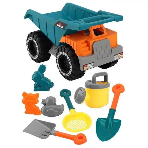 Giochi con la sabbia Divertimento in acqua 8 pezzi Set di giocattoli da spiaggia per bambini Set di giocattoli di sabbia multifunzionale in plastica non tossica Set di sabbia per esterni Regali di sabbia estiva Giocattolo per bambini 240321