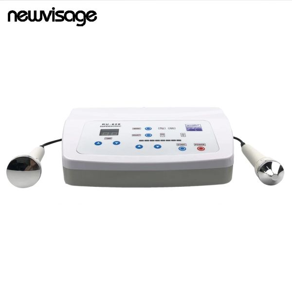 Dispositivo ru628 portátil máquina de beleza ultrassônica 1mhz alta frequência ultra som massagem facial rosto pele olho sonoforese tratamento