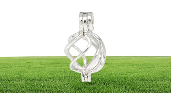 18kgp ed kafes madalyon sterling gümüş inci kristal mücevher boncuk kafes kolye, diy moda mücevher takıları için p338455986