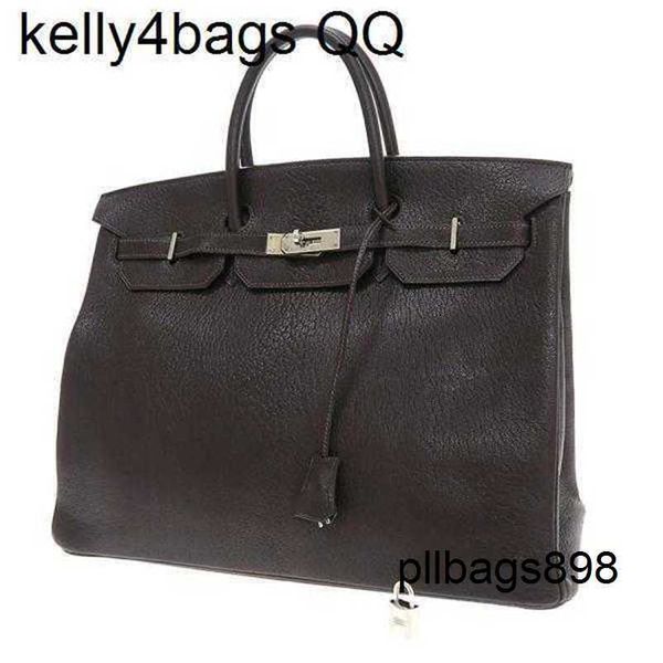 Bolsa Totes Bolsa 40cm Hac 40 Feito à mão de alta qualidade Togo Couro Qualidade Genuína Bolsa Grande Completa Costurada à Mão com Logotipo Sliver Hardware qq ULP7