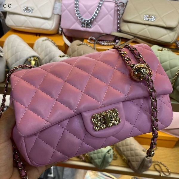 El çantası lüks fabrika toptan perakende ücretsiz nakliye baobao yeni orijinal deri kadın çantası fangchuzi lingge zinciri çok yönlü bir omuz crossbody çanta