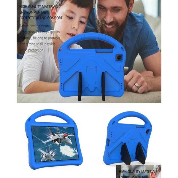 Tablet-PC-Hüllen Taschen Kinder Kinder Griff Stand Eva Weiche stoßfeste Hülle für iPad Mini 123 4 5 6 T290 T307 T280 Len Tab M8 2. Generation TB-Ottrl