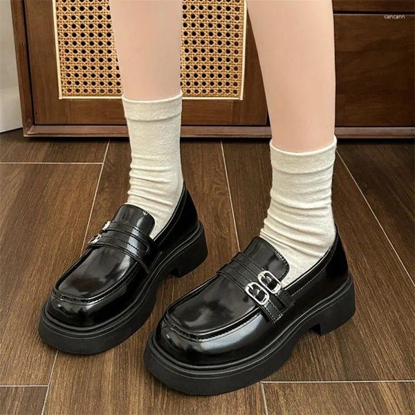 Kleid Schuhe Chunky Heel Plattform Mary Jane Frauen Vintage Runde Kappe Lolita Casual Walking Pumps Zapatos Para Mujer