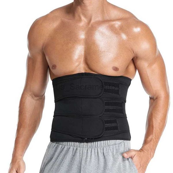 Cinto de emagrecimento masculino, treinador de cintura, borracha de cloropreno, modelador abdominal, perda de peso, treinamento, fitness, sauna, suor, exercício, sutiã justo 24321